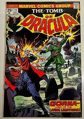 Buy Bronze Age Marvel Comic Tomb Of Dracula Key Issue 22 Higher Grade VG/FN • 12£