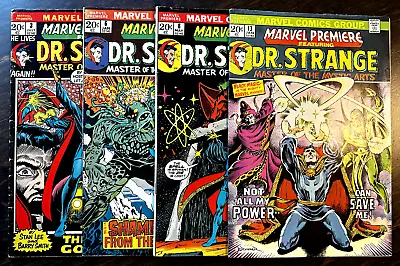 Buy Marvel Premiere Doctor Strange #3 6 8 13 (1972) Stan Lee! 1st App Sise-Neg! • 63.95£