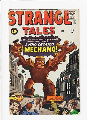 Buy Strange Tales 86  Marvel Monster Comic / Kirby & Ditko Mechano • 80.43£
