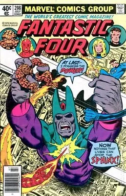 Buy Fantastic Four #208 VG- 3.5 1979 Stock Image Low Grade • 7.91£