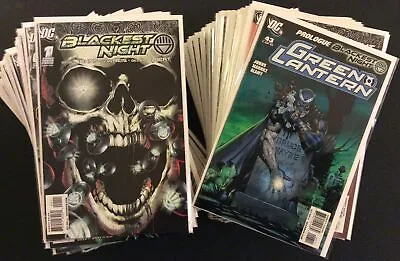 Buy GREEN LANTERN BLACKEST NIGHT #1 - 8 +0 Comic ALL TIE-INS 77 Books DC 2009 VF • 256.22£