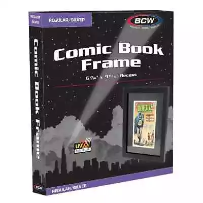 Buy (5 Pack) Comic Book Frame Wall Mountable Wood Display Case BCW Silver Age Comics • 171.44£