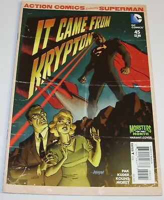 Buy Action Comics No 45 December 2015 DC COMIC Monsters Of The Month VARIANT COVER • 3.99£