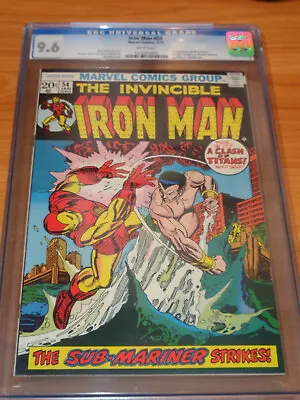 Buy IRON MAN #54 - CGC 9.6 NM+ (1973 Marvel ; 1st App. Of Moondragon ; White Pages) • 1,584.91£