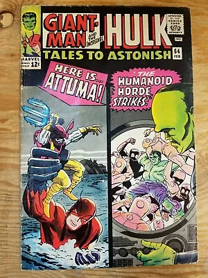 Buy Tales To Astonish #64 Giant Man & Incredible Hulk • 32.78£