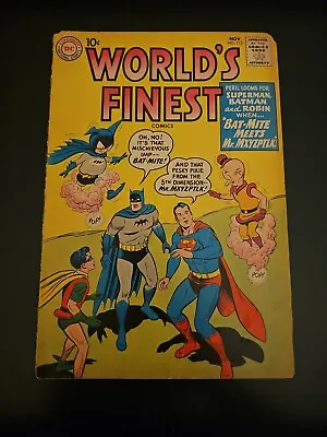 Buy World’s Finest #113 - Batman Superman 1st Bat-Mite Lower Grade (1.8 To 2.5) 1960 • 80.31£