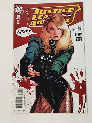 Buy Justice League Of America 6 DIRECT 1:10 Adam Hughes Black Canary Cover 2007 • 31.77£