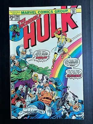 Buy THE INCREDIBLE HULK #190 August 1975 KEY ISSUE 1st Appearance Glorian • 23.82£