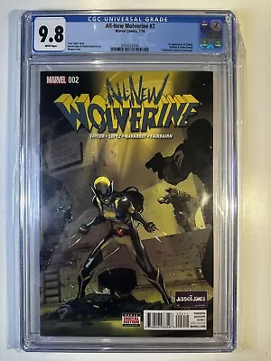 Buy All-New Wolverine #2 (Marvel 2016) CGC 9.8 White Pages Key 1st Appearance Gabby • 102.77£