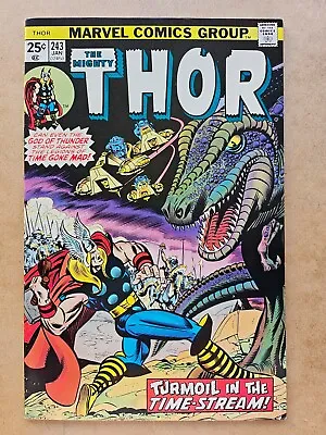 Buy THOR #243 (1976)- 1st Cameo App Of Time-Twisters, Odin - Buscema, Kane - VF • 6.42£