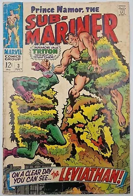 Buy  Sub-Mariner #3 - Marvel Comics, 1968   On A Clear Day You Can See The Leviathan  • 30.05£
