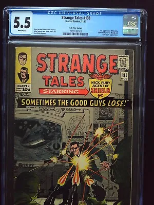 Buy Strange Tales 138 CGC 5.5 Eternity • 200£