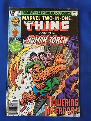 Buy Marvel Two-in-One #59 FN+ (6.5) MARVEL ( Vol 1 1980) Thing And Human Torch • 5£