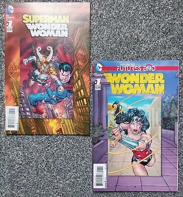 Buy Dc Superman/wonder Woman: Futures End One Shot #1 (2014) 3d Lenticular Cvr + # 1 • 4£