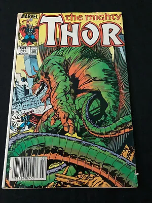 Buy The Mighty Thor # 341 Marvel Comics 1984 Newsstand Edition • 3.56£