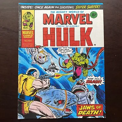 Buy Mighty World Of Marvel #164 Marvel UK Magazine November 22 1975 Hulk FF DD • 8.03£