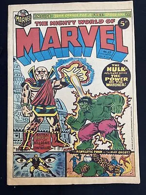 Buy Mighty World Of Marvel #27 RARE MARVEL UK 1973. Stan Lee. VF Bronze Age Comic • 20£