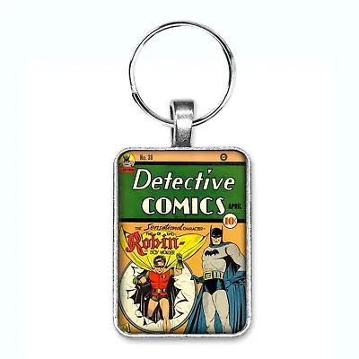 Buy Detective Comics #38 CLASSIC Cover Key Ring Or Necklace Batman First Robin App. • 12.25£