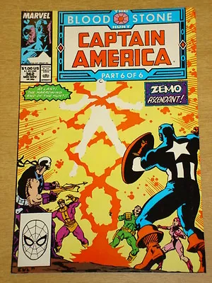 Buy Captain America #362 Marvel High Grade Nice Condition November 1989 Crossbones • 14.99£