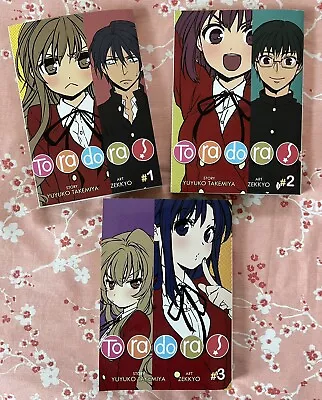 Buy Toradora! English Manga Lot Of 3 Volumes 1-3 Seven Seas Yuyuko Takemiya • 20.99£