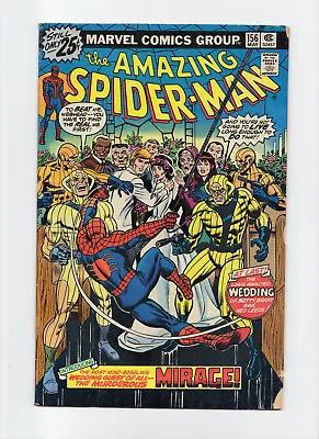 Buy Amazing Spider-Man #156 Betty Brant Ned Leeds Wedding 1st App Mirage  • 7.91£