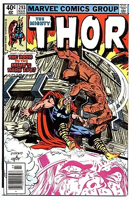 Buy THOR #293 F, John Buscema Art, Newsstand Marvel Comics 1980 Stock Image • 4.74£
