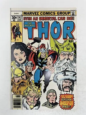 Buy The Mighty Thor #262 Marvel Comics 1977 MCU Bronze Age Newsstand • 7.10£