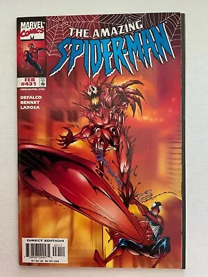 Buy Amazing Spider-Man #431 - High Grade 1st Cover & 2nd App Carnage Cosmic-Marvel • 43.97£