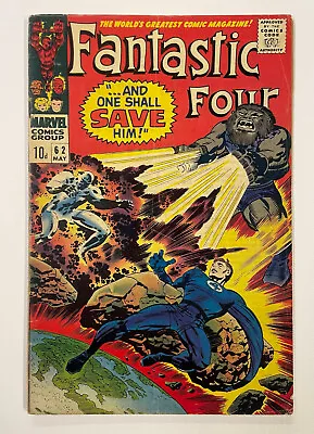 Buy Fantastic Four #62. May 1967. Marvel. Vg+. 1st App Blastaar! Sandman! Uk Price! • 35£