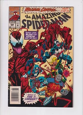 Buy Amazing Spider-Man (1963) # 380 Newsstand (7.0-FVF) (270148) Maximum Carnage,... • 25.20£
