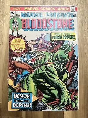 Buy Marvel Presents #1 1st Appearance Bloodstone! Marvel 1975 • 11.83£