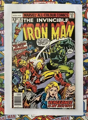 Buy Iron Man #97 - Apr 1977 - Guardsman Appearance! - Fn (6.0) Pence Copy! • 7.99£