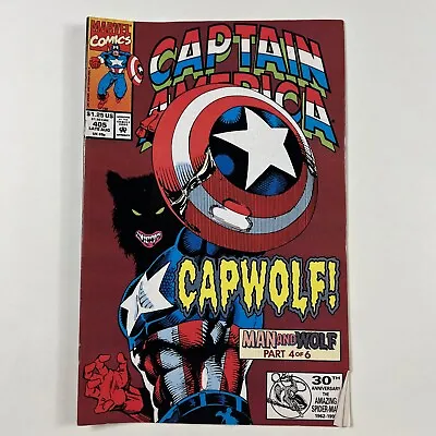 Buy Captain America Volume 1 #405 Aug 1992 Dances With Werewolves By Mark Gruenwald • 14.20£