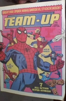 Buy Marvel Team-Up #1 September 1981 British Weekly • 11£