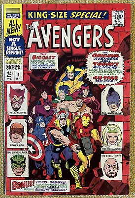 Buy Avengers King Size Special #1 1967 Team Up Of Original & New Avengers VFN+/NM- • 110£