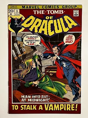 Buy Tomb Of Dracula #3 - 1st Appearance Of Rachel Van Helsing (Marvel, 1972) VF/NM • 59.96£