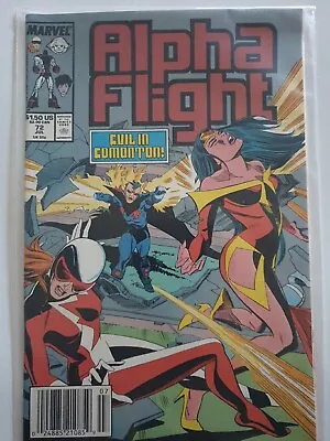 Buy Alpha Flight #72 Marvel Comics July 1989 NM Condition + Bagged • 1.99£