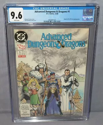 Buy ADVANCED DUNGEONS & DRAGONS #1 TSR Role Playing Game CGC 9.6 NM+ DC Comics 1988 • 214.47£