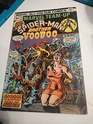 Buy Marvel Team-Up # 24 Marvel Comic 1974 Spider-Man & Brother Voodoo • 8.02£