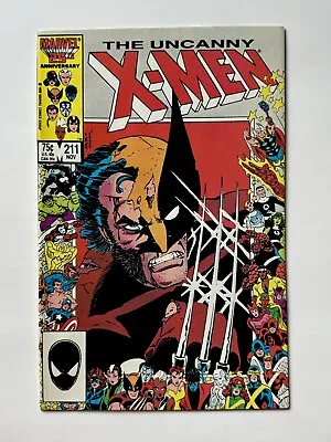 Buy UNCANNY X-MEN #211 1st Appearance The Marauders Key 1986 Marvel 25th Anniversary • 15.98£