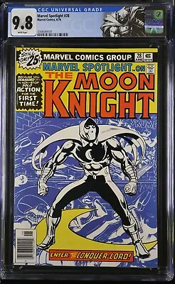 Buy Marvel Spotlight #28 CGC 9.8 1st Solo Moon Knight Story Classic Marvel Comic MCU • 1,284.23£