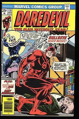Buy Daredevil #131 VF 8.0 1st Appearance Bullseye And Origin! Marvel 1976 • 199.35£