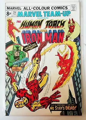 Buy Marvel Team-Up Human Torch And Iron Man Fine Copy • 4.99£