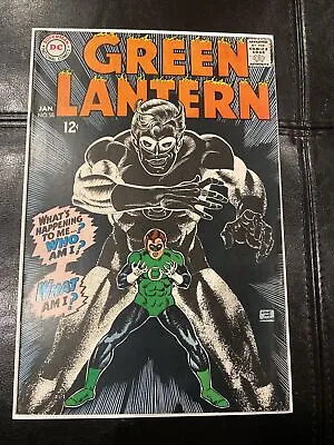 Buy Green Lantern 58 FN 6.0 Gil Kane Sid Greene Silver Age 1967 DC • 22.16£