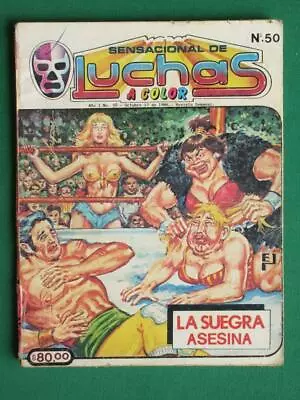 Buy Wrestling Women Sexy Babe Breasts Wrestler Luchas #50 Spanish Mexican Comic • 8.02£