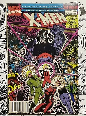 Buy X-Men Annual #14 1990 Days Of Future Present 1st Gambit Cameo Part 4 Of 4 LOOK! • 15.76£