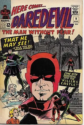 Buy Daredevil #9 1st Appearance Klaus Kruger Marvel Comics (1964 1st Series) VG+ • 79.99£