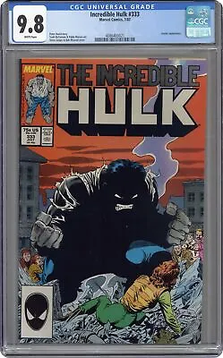 Buy Incredible Hulk #333 CGC 9.8 1987 4086403021 • 182.11£