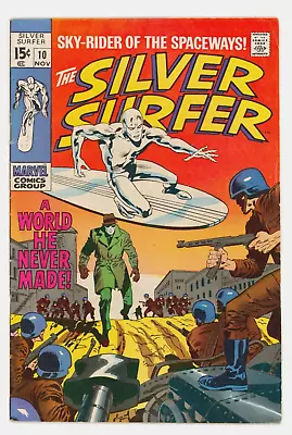 Buy Silver Surfer #10 FN+ 6.5 Shalla-Bal Comes To Earth • 59£