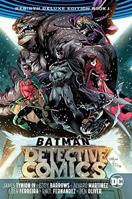 Buy BATMAN: DETECTIVE COMICS: THE REBIRTH DELUXE EDITION BOOK By James Tynion *NEW* • 45.37£
